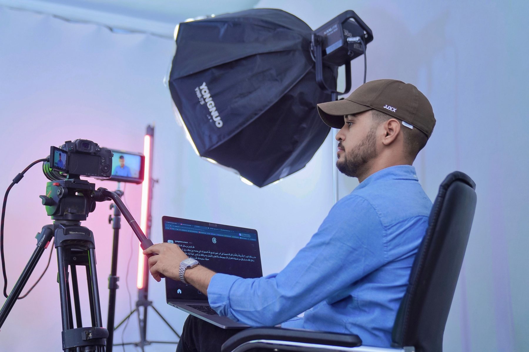 Producing social content for a local business